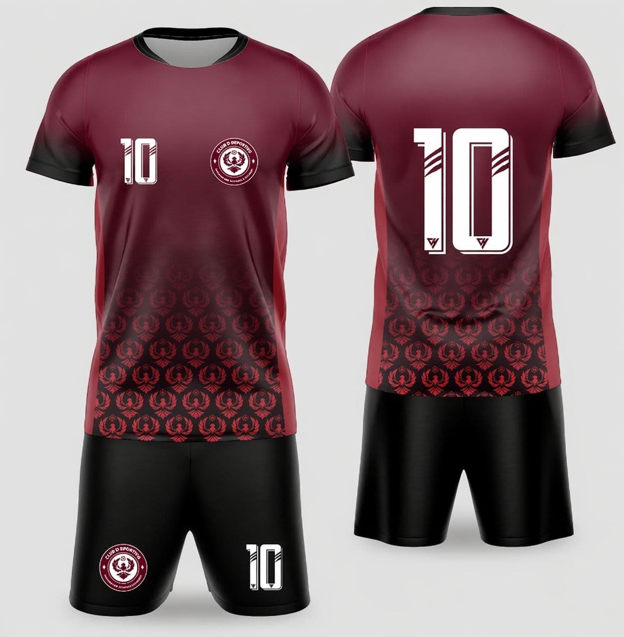 Uniforme oficial completo do evento.